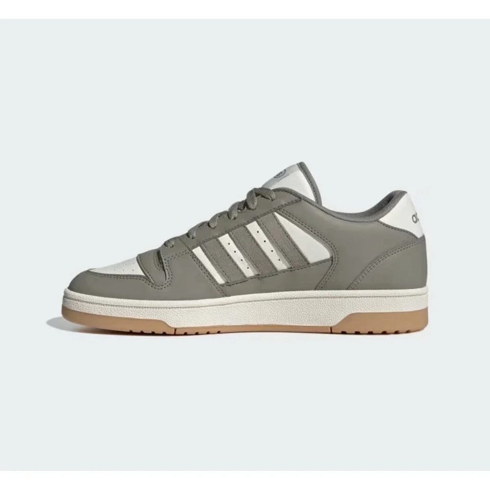adidas Break Start Silver Pebble/Chalk White Men's Sneakers New W/ Box - IH7966